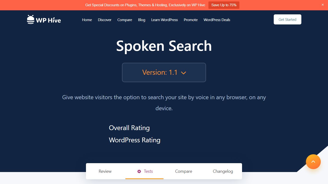 Spoken Search - WP Hive